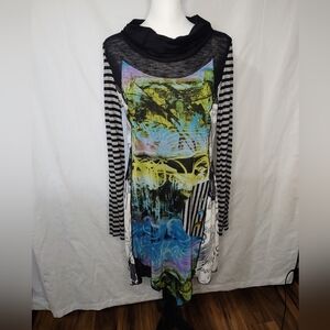 Joseph Ribkoff Long Sleeve Shirt Measures 8/M